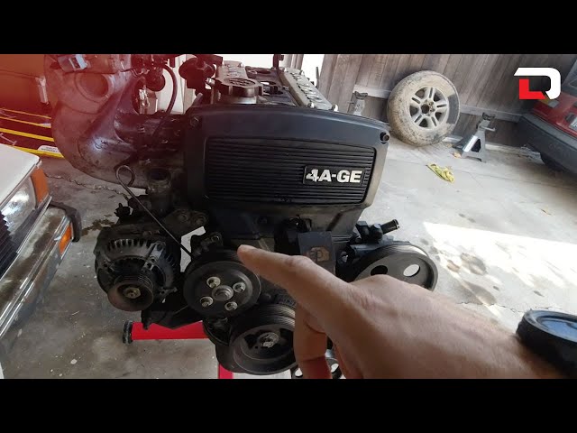 4AGE engine Teardown in 15 seconds - YouTube