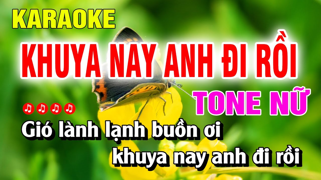 Khuya Nay Anh Đi Rồi Karaoke Nhạc Sống Tone Nữ Beat Mới | Kim Chi Karaoke