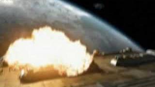 Deadalus vs Wraith cruiser ship (Stargate Atlantis Season 5 ep 1