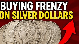 🚨🚨90% SILVER rush for Morgan silver dollars and peace silver dollars 💸