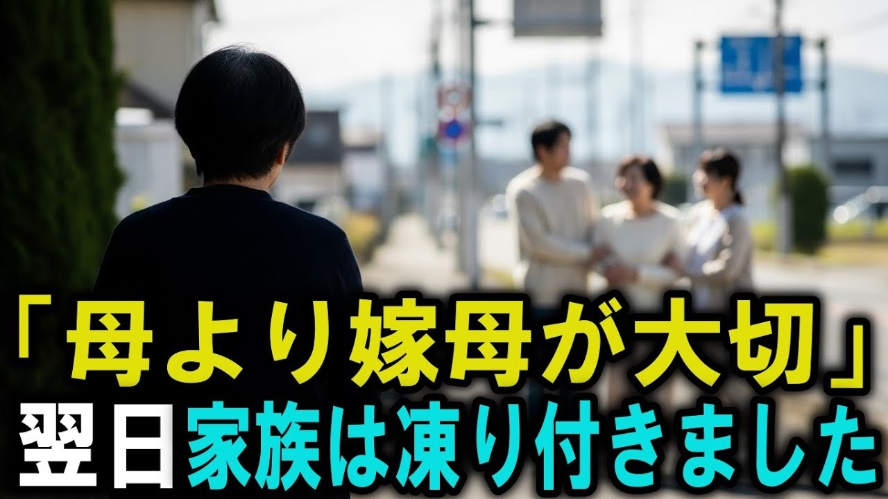 “母より嫁母”の家族構図。耐え続けた母の、最後の一手とは。【60代以上の方へ】【シニアライフ】