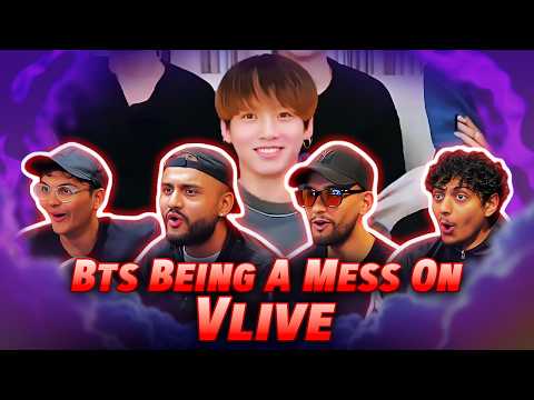OUR FIRST TIME WATCHING BTS BEING A MESS ON VLIVE