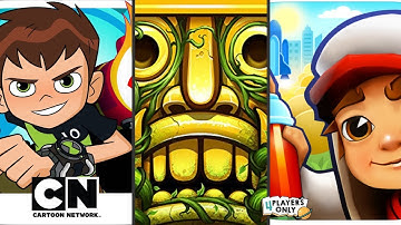 Ben 10: Up to Speed VS Temple Run 2 [MRS CLAUS, JUNGLE SPRINT] VS Subway Surfers [HOUSTON 2019!]
