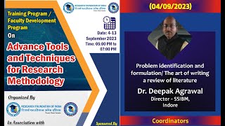 Day 1 Problem identification and formulation