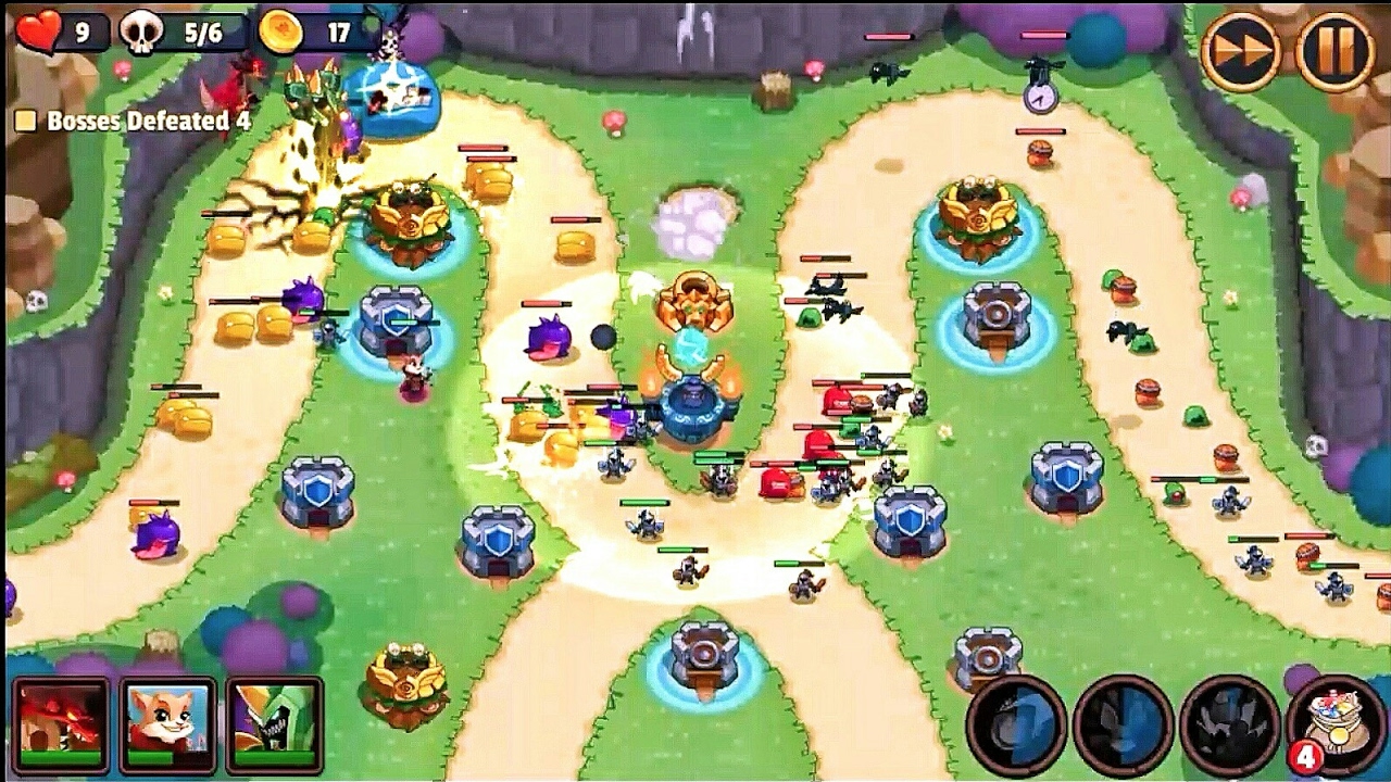 Realm defense Shattered realms level 5 - without potions