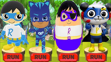 Tag with Ryan - CateBoy from Pj Masks vs Super Combo vs BlueTitan Run Gameplay