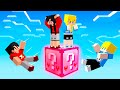 Sobrevivendo em Apenas 1 Bloco das Crushs no Minecraft!