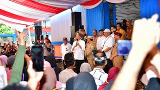 Presiden Jokowi Tinjau Stok Beras dan Bagikan Bantuan Pangan, Kab. Muna, 13 Mei 2024