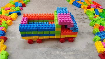 Satisfying DIY Truck /ASMR building blocks/block game /lego block #asmr#asmrsounds#buildingblocks