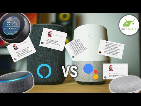 AMAZON ECHO vs GOOGLE HOME, QUALE COMPRARE? rispondo alle vostre domande | TuttoAndroid