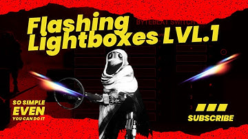 Flashing Lightboxes LVL.1: Use ByteBeat device and switch to control flashing light in No Man