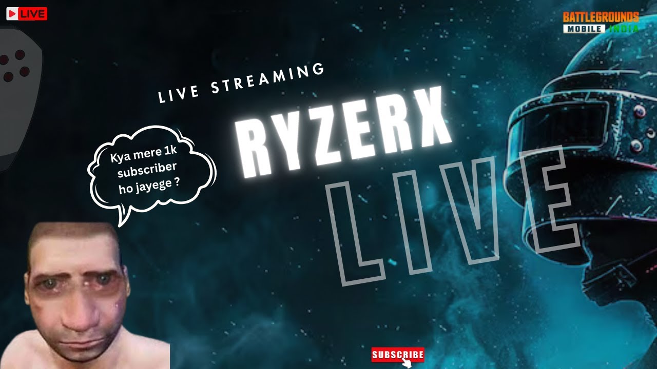 Ryzerx Live Day 24 Road To 1k | Can We Complete 215 subscriber today | BGMI LIVE | 