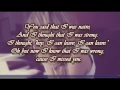Stay (I Missed You) - Lisa Loeb With Lyrics