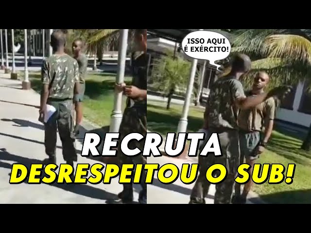 Exército Brasileiro - Recruta 138 fazendo a travessia com cabo