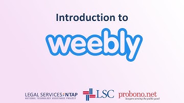 Introduction to Weebly