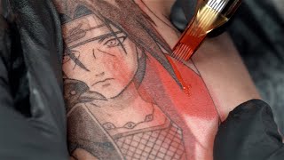 Itachi Short Time-Lapse Tattoo