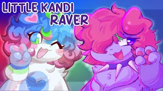 little kandi raver (meme) | collab