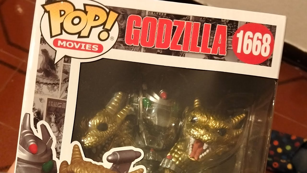 Funko pop Gamestop esclusive mecha king ghidorah review.