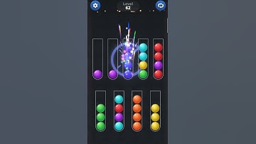 Ball sort - Level 62 #games #ballsort #gaming #shorts
