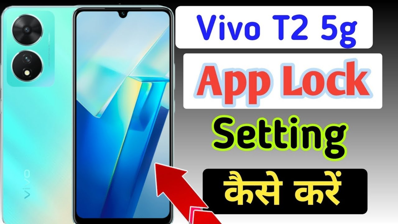 How to lock apps in vivo t2 5g/vivo t2x 5g me app lock kaise kare/app lock setting