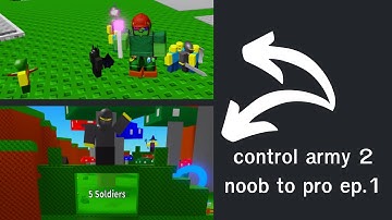 Control army 2 noob to pro (ep.1) | Roblox control army 2