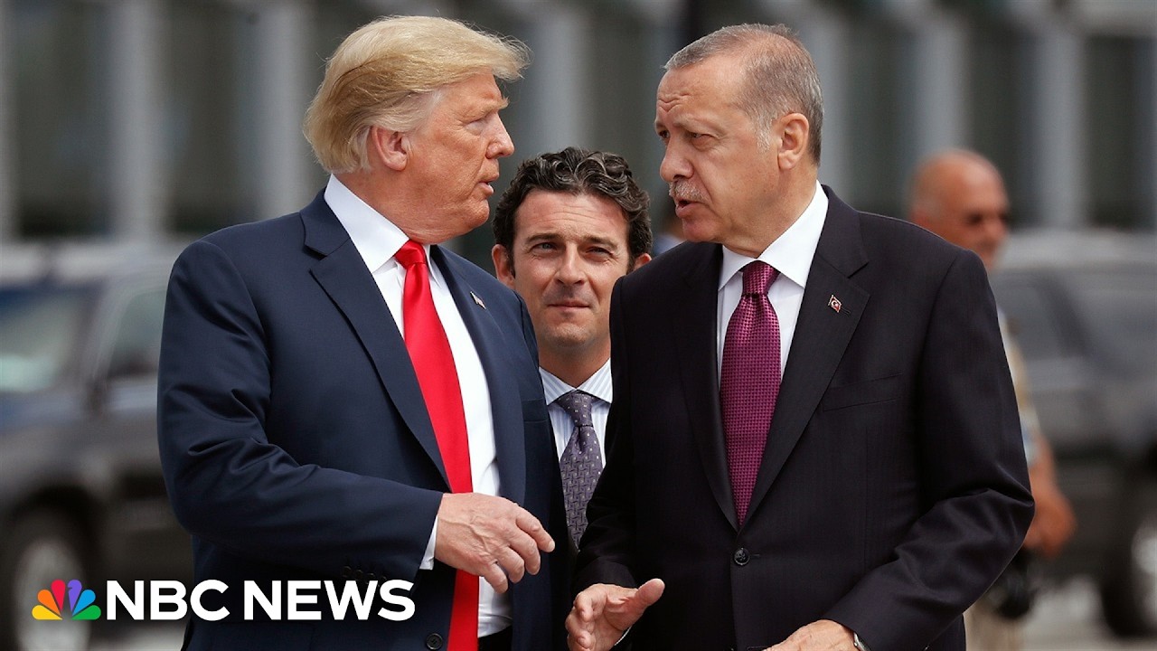 LIVE: Trump and Erdogan hold a bilateral meeting  | NBC News
