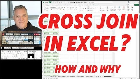 CROSS JOIN in EXCEL