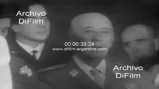 Queen Victoria Eugenia of Battenberg at the baptism of the Prince of Spain 1968 ARCHIVE FOOTAGE