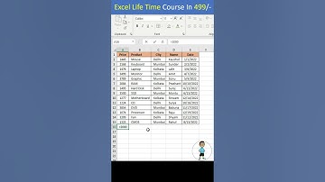 Advanced Data Filter in Excel #excel #exceltips #shorts #msexcelfullcourse #exceltutorial #msexcel