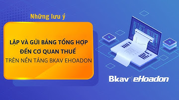 Hướng dẫn lập và gửi bảng tổng hợp dữ liệu hoá đơn điện tử đến Cơ quan Thuế theo NĐ 123/2020/NĐ-CP