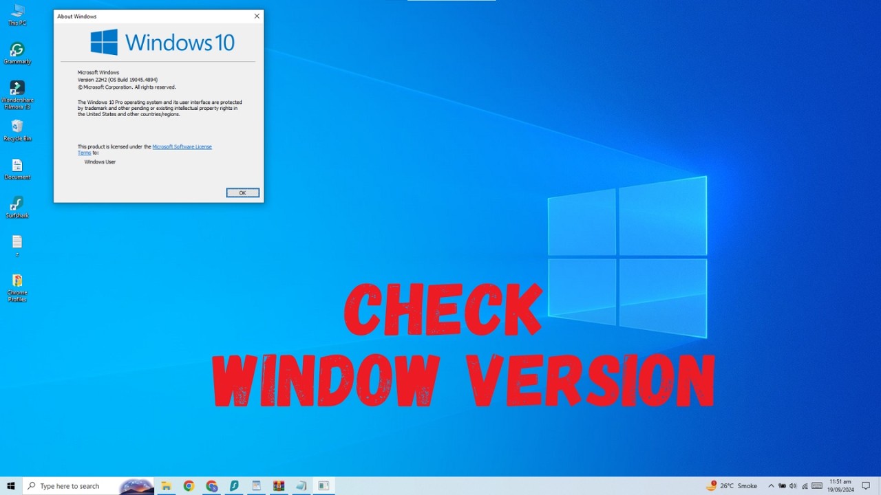 How To Check Windows Version || How To Check Which Windows Version You ...