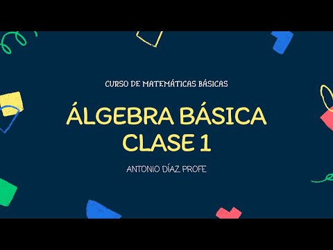 Curso de ÁLGEBRA BÁSICA