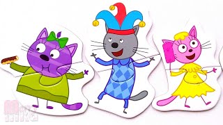 Три Кота и лучшие друзья - собираем пазлы-половинки для малышей | Merry Nika Три Кота и лучшие друзья - собираем пазлы-половинки для малышей | Merry Nika