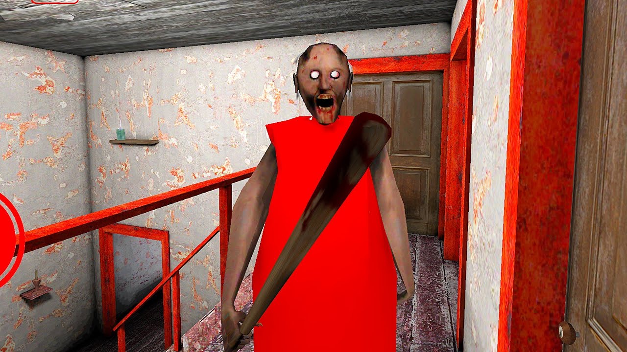 Granny Horror Escape Gameplay || Granny Red house Mod😱📈 || Angry Grandma😨 Ep 01