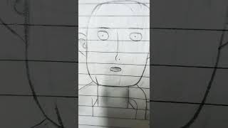 drawing anime #trending # Saitama from punch man # @craft and drawing academy
