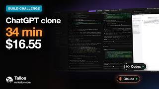 4 AI Agents Built a ChatGPT Clone in 34 Minutes ($16.55)