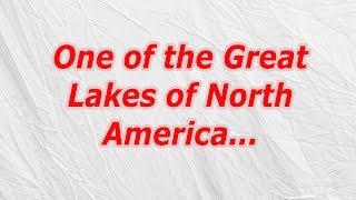 One of the Great Lakes of North America (CodyCross Crossword Answer) Content