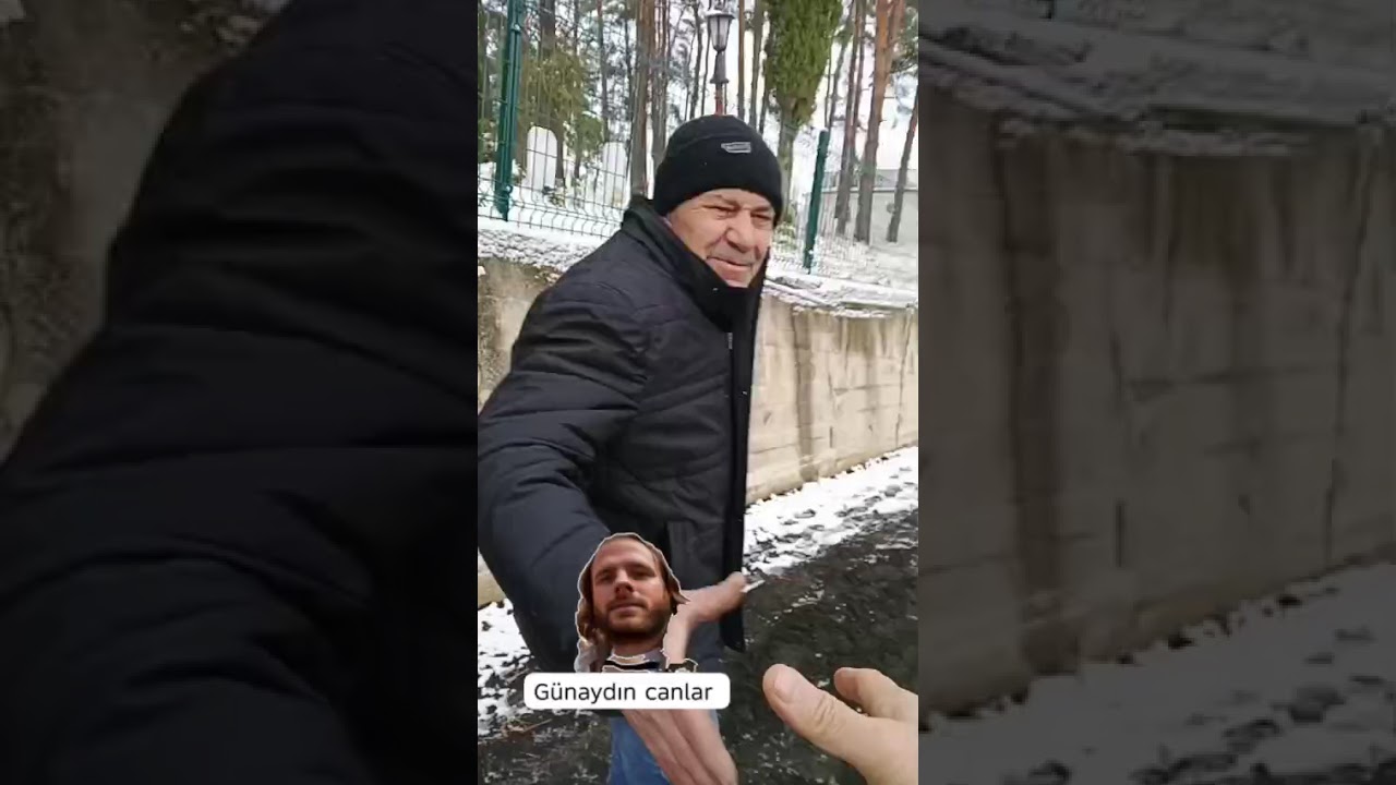 Karadeniz'de karlı bir gün 