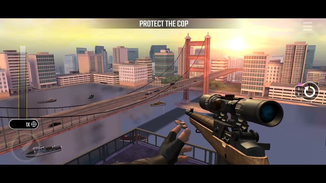 Pure Sniper Z16 Mission 29 BridgeHead Protect The Cop - YouTube