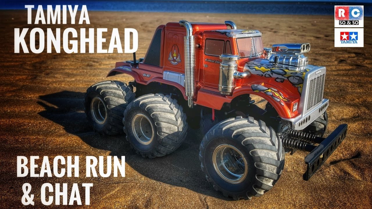 Tamiya Konghead Beach Run | How does this 6x6 handle the sand | Is