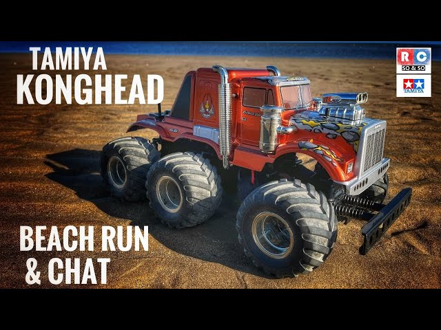 Tamiya Konghead Beach Run | How does this 6x6 handle the sand | Is