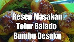 Contoh Resep Telur Balado Bumbu Desaku  Tutorial Kreasi 