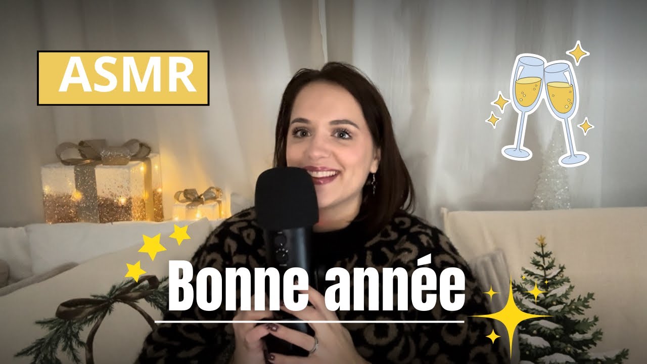 ASMR ⭐️ bonne année 🎆 blabla sur mes projets / envies pour 2026 etc ..