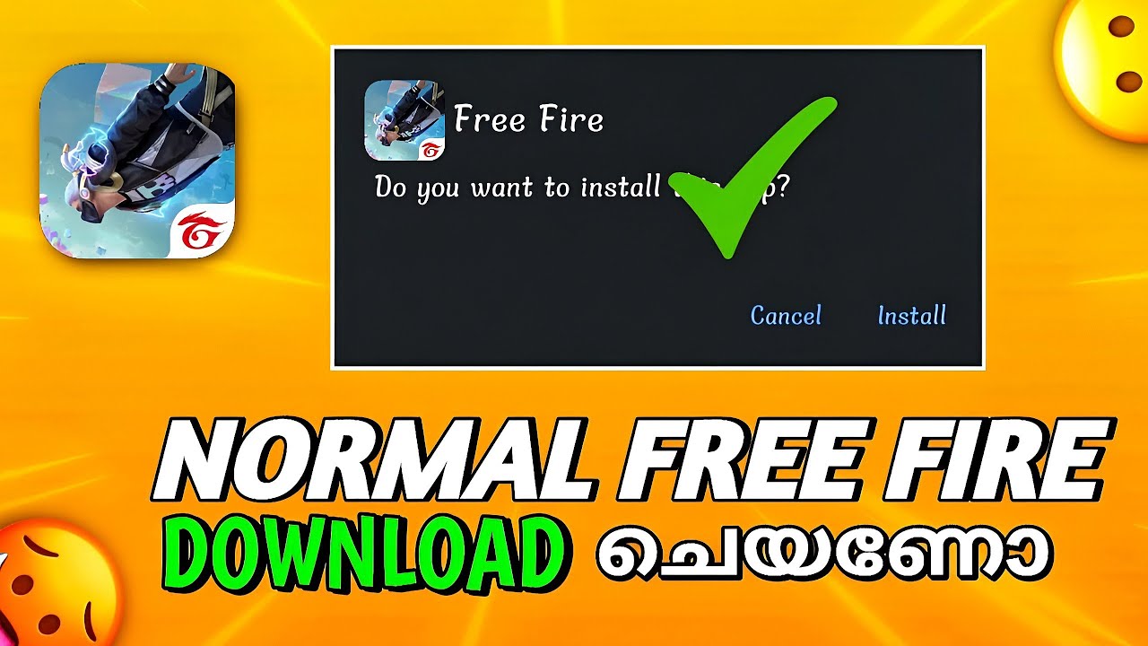 HOW TO DOWNLOAD NORMAL FREE FIRE IN MALAYALAM 🤯 💥 WORKING TRICK💯 - YouTube