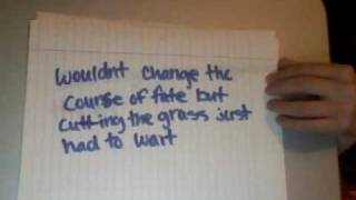 ~my list~ by Toby Keith w/ lyrics