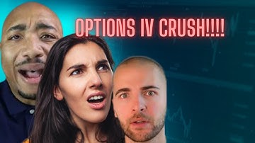 How NOT To LOSE MONEY Because Of OPTIONS IV Crush