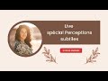 Live comment dvelopper vos perceptions subtiles  bis