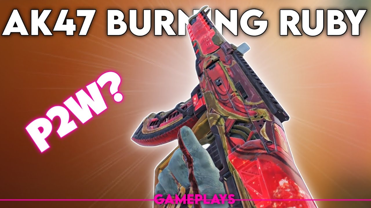Ak47 Burning Ruby P2W! Codm S1 Leaks - YouTube
