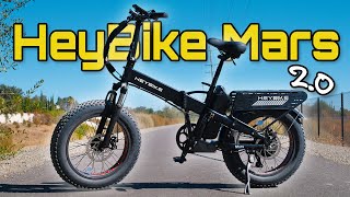 HeyBike Mars 2.0 Review: 28 MPH, Folding, Fat Tire E-Bike!