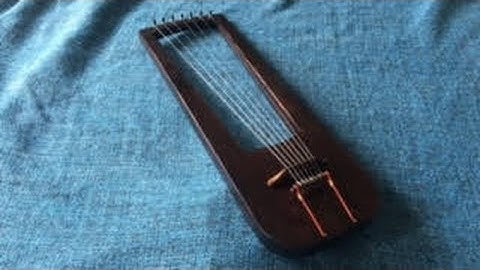 7 String Travel Viking Lyre by Michael J King